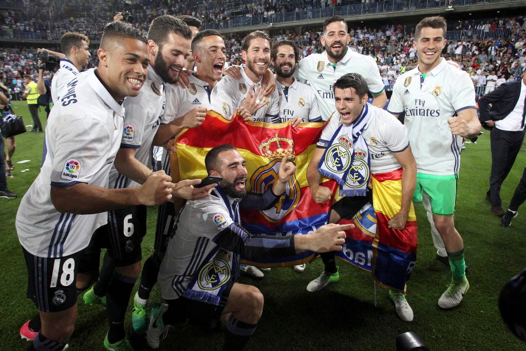 real madrid last la liga title